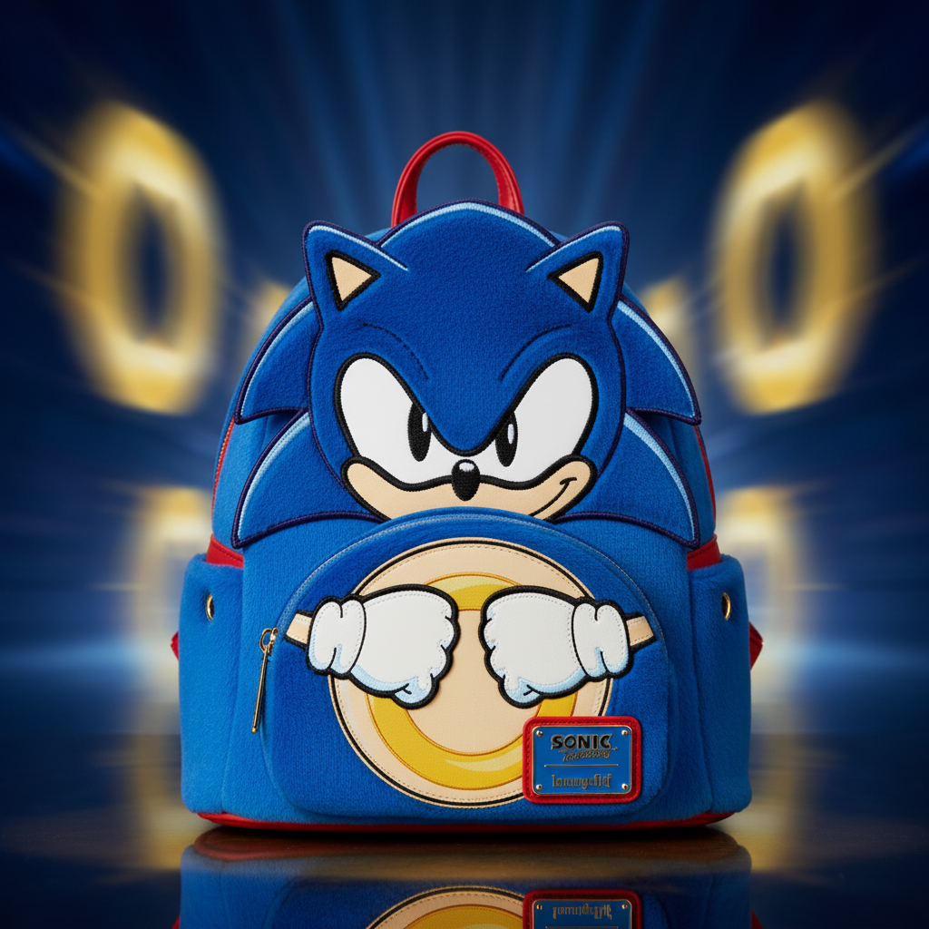 SEGA - Sonic "Classique" - Mini Sac à Dos LoungeFly