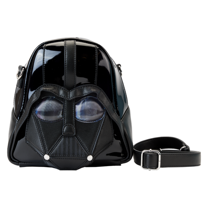 Sac Loungefly Star Wars Dark Vador Figural Helmet – vue avant noir brillant