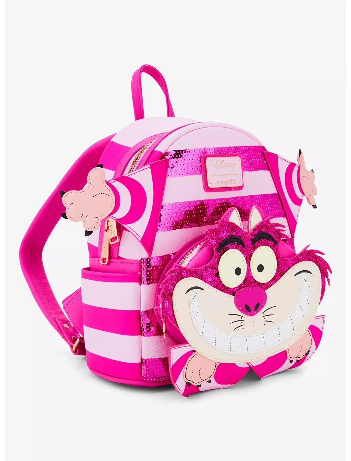 Disney Loungefly – Mini Sac à Dos Cheshire Cat (Alice au Pays des Merveilles)
