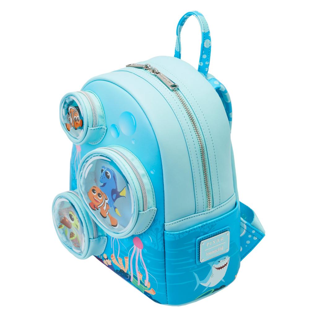 LoungeFly Le Monde de Nemo Bubble Pockets – Mini Sac à Dos Disney Collector
