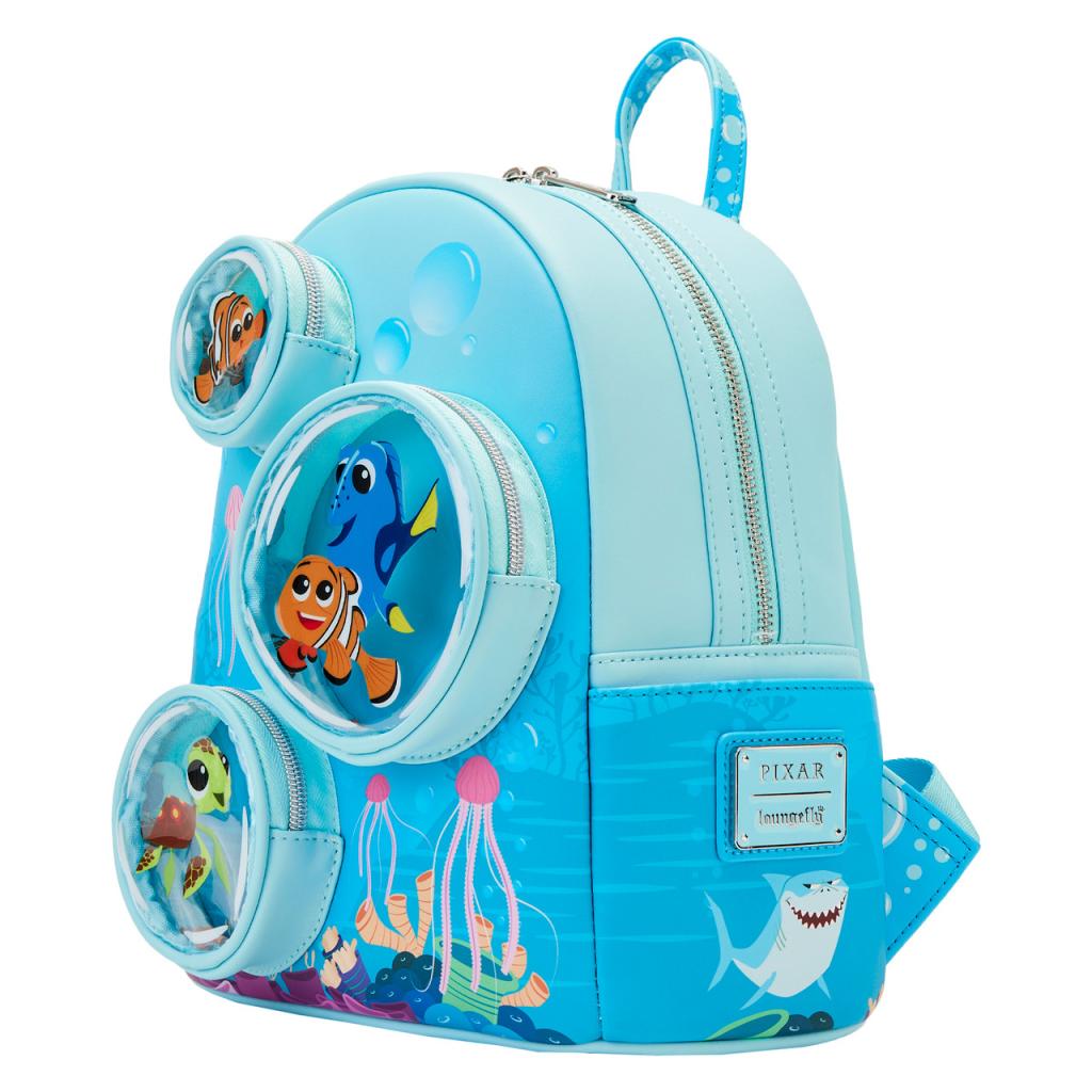 LoungeFly Le Monde de Nemo Bubble Pockets – Mini Sac à Dos Disney Collector