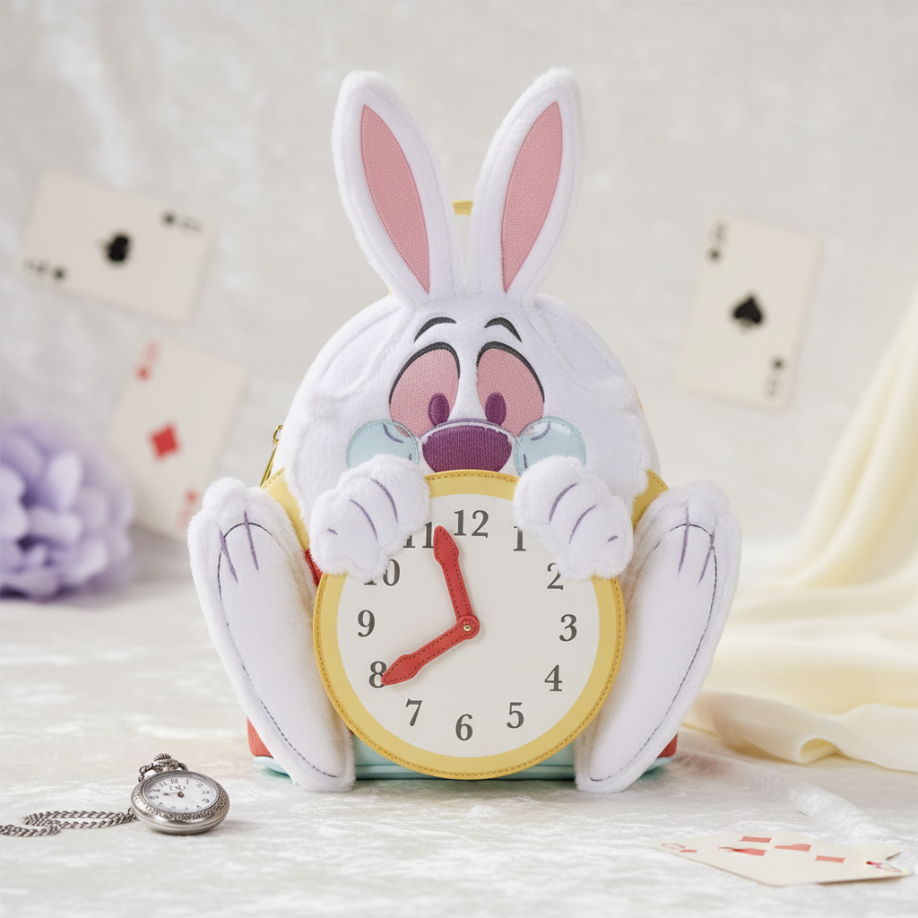 Alice au Pays des Merveilles – Mini Sac à dos Loungefly Lapin Blanc