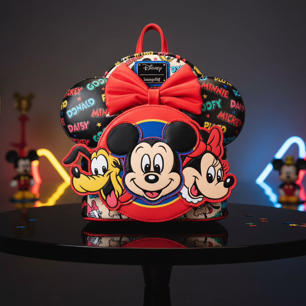 MICKEY & AMIS - Classique - Mini sac à dos Serre-tête LoungeFly