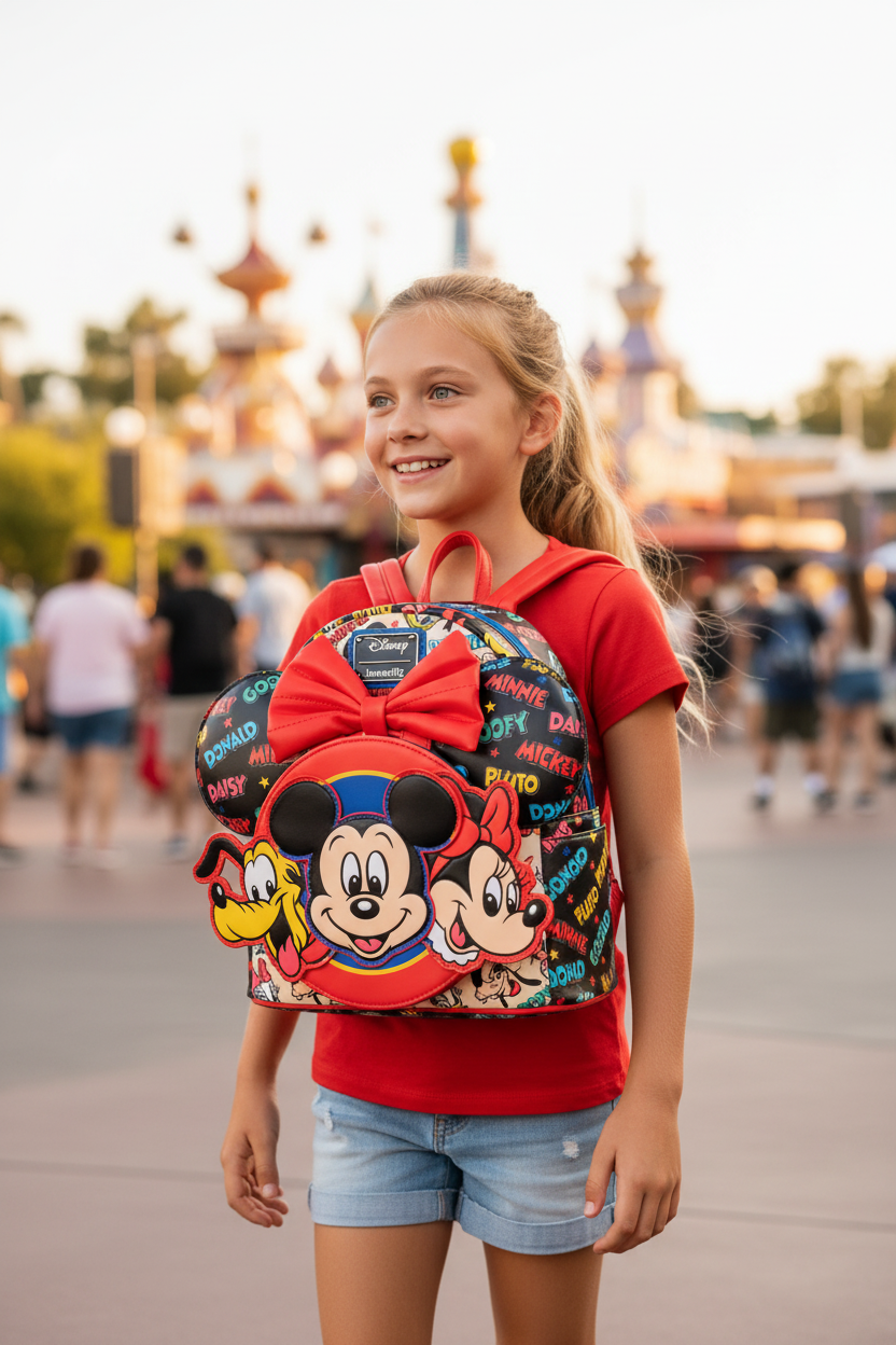 MICKEY & AMIS - Classique - Mini sac à dos Serre-tête LoungeFly