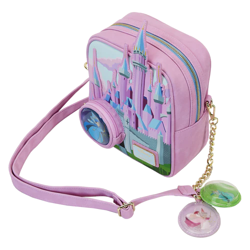 Loungefly: Disney - Sleeping Beauty - Sained Glass Castle Crossbody (moyen)