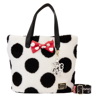 Disney – Tote Bag Minnie Rock The Dots Sherpa | Loungefly