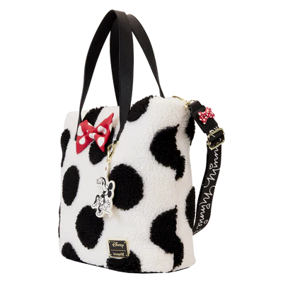 Disney – Tote Bag Minnie Rock The Dots Sherpa | Loungefly