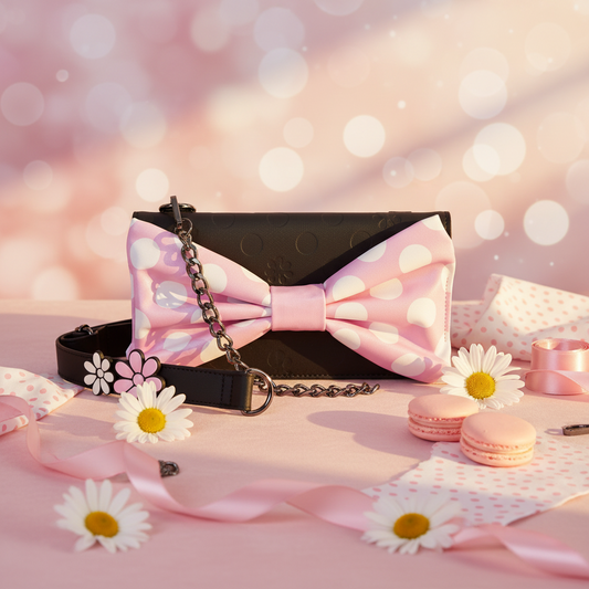 DISNEY - Minnie "Floral Rock the Dots" - Sac Bandoulière Loungefly
