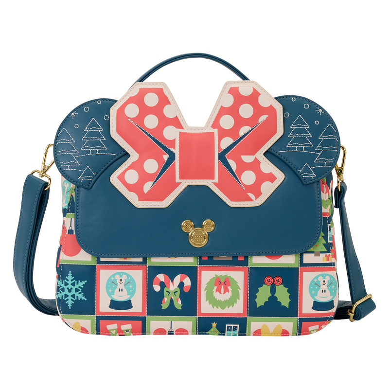 DISNEY - Mickey & Minnie "Holiday" - Sac bandoulière Loungefly