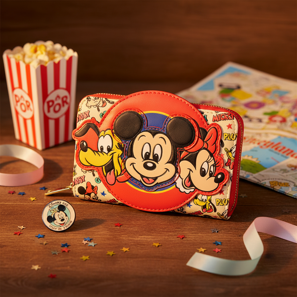 MICKEY & AMIS – Portefeuille Loungefly Disney Classique