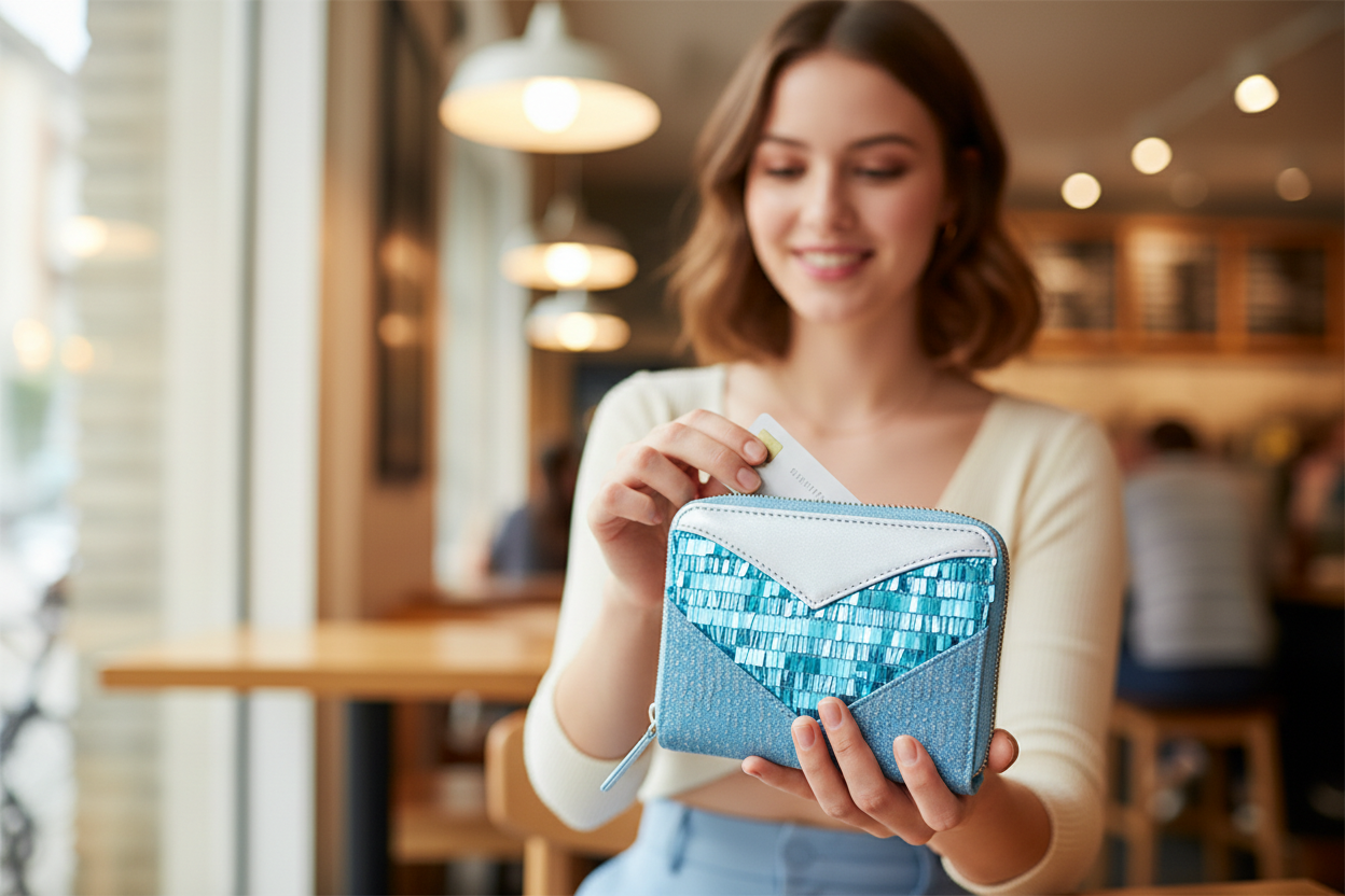 Disney Loungefly – Portefeuille Elsa Glitter (La Reine des Neiges)