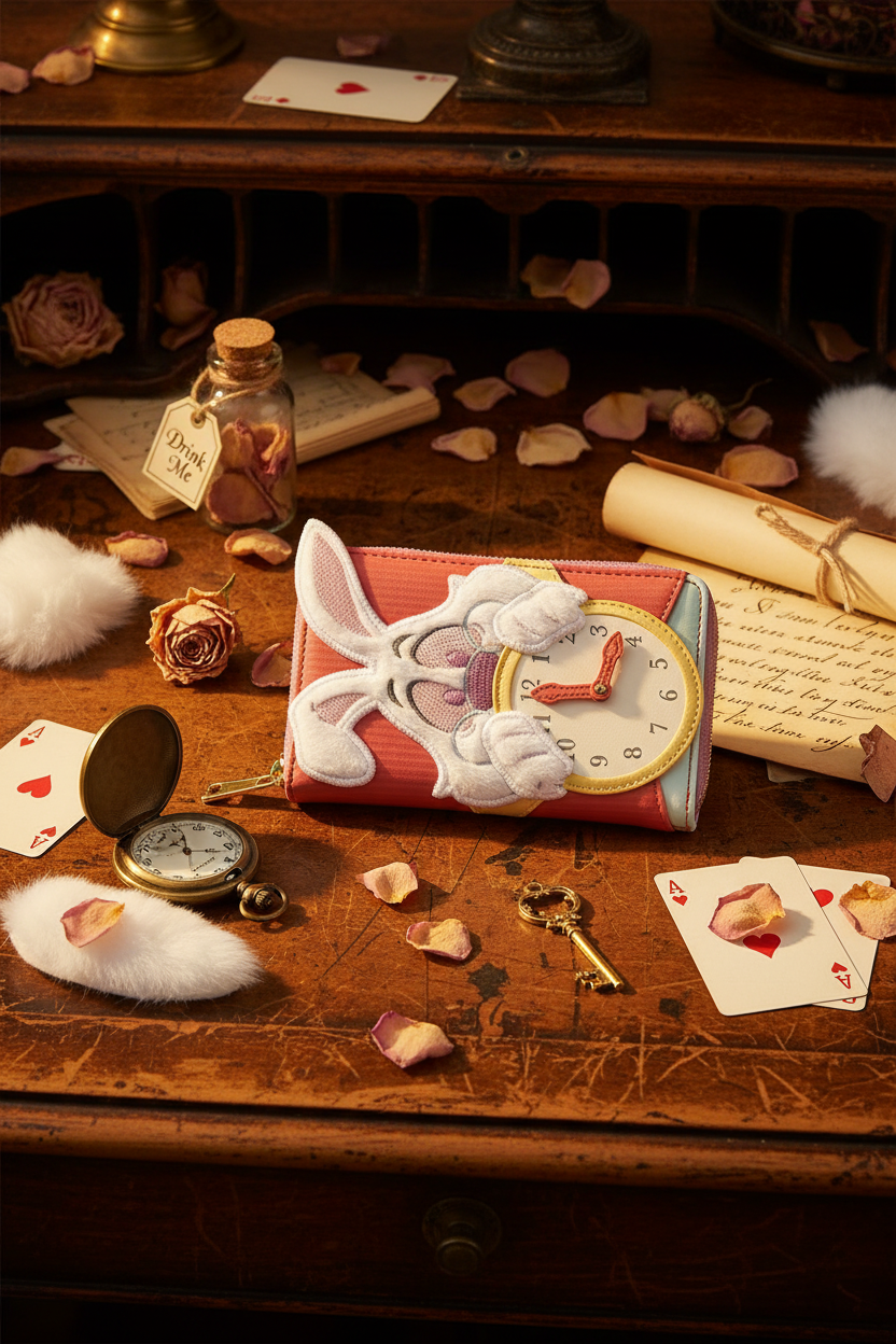 Alice au Pays des Merveilles – Portefeuille Loungefly Lapin Blanc