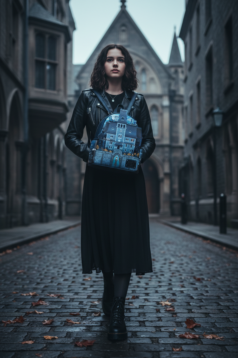 Mercredi – Nevermore Academy – Mini Sac à Dos Loungefly