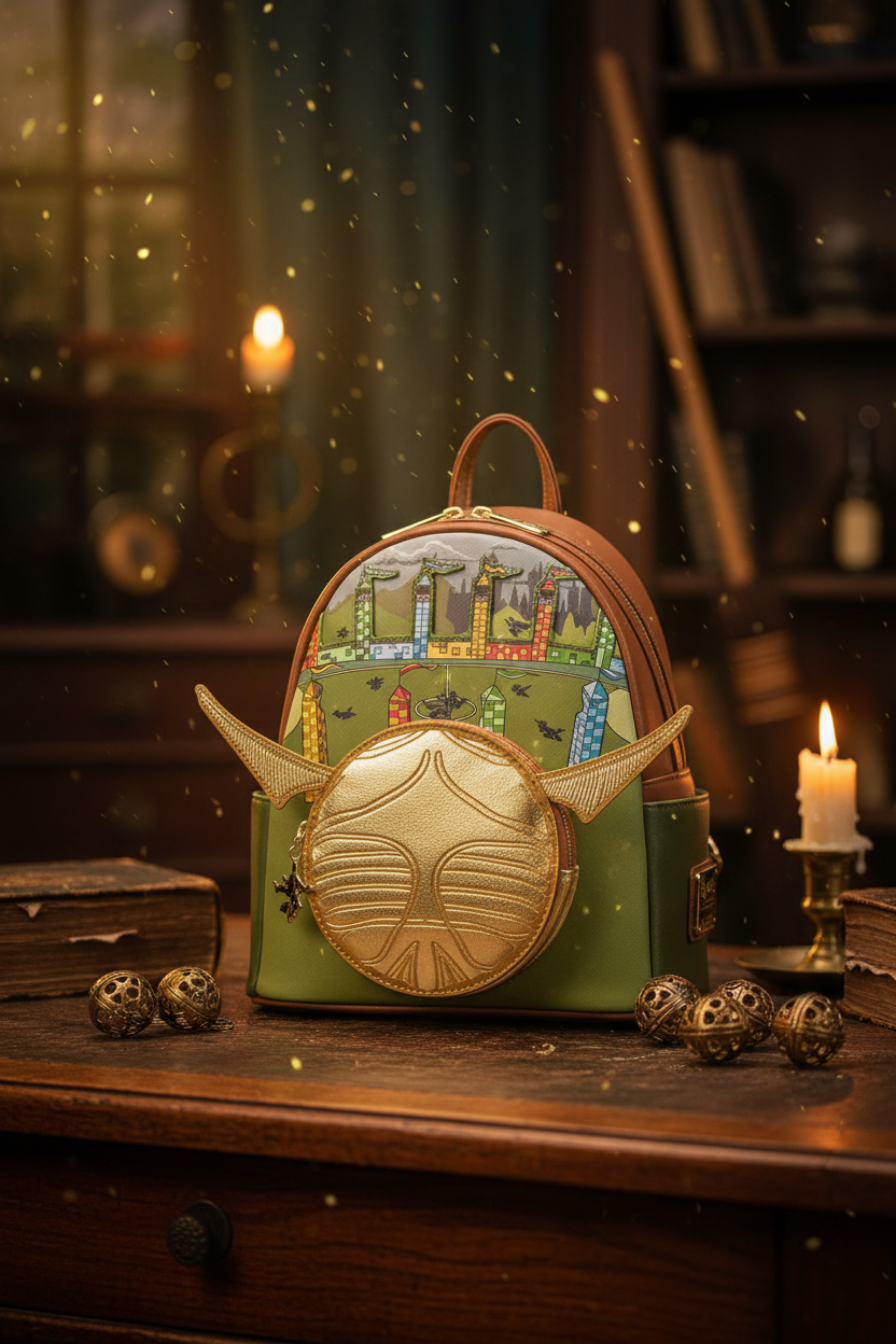 Loungefly Sac à dos – Harry Potter Vif d’Or
