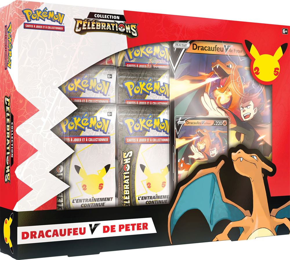 Pokémon JCC – Collection Célébrations : Dracaufeu V de Peter