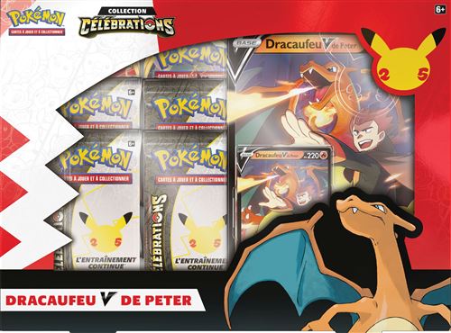 Pokémon JCC – Collection Célébrations : Dracaufeu V de Peter
