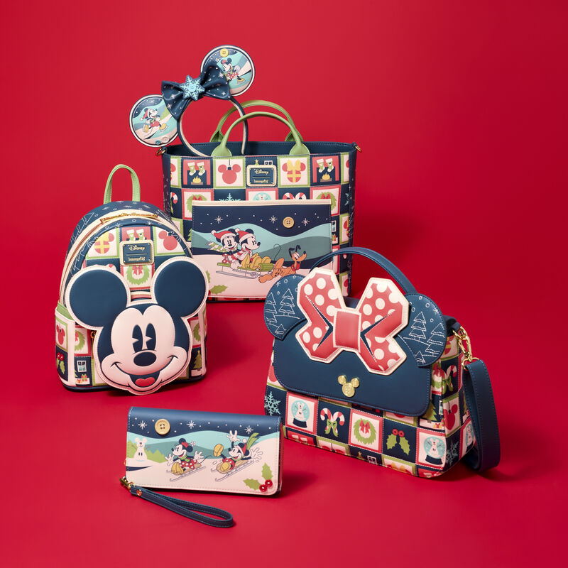 Disney Loungefly Mickey & Minnie “Holiday” – Mini Sac à Dos (FR)