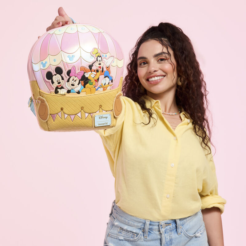 DISNEY - Mickey "Hot air balloon" - Mini Sac à Dos LoungeFly
