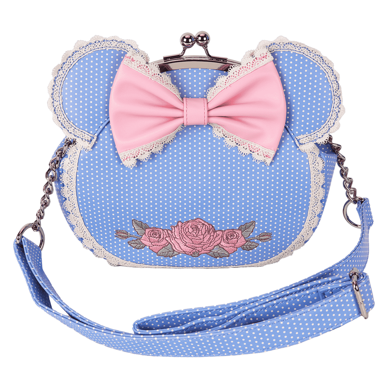DISNEY - Minnie "Floral and Lace Kisslock" - Sac bandoulière Loungefly
