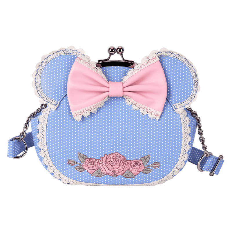DISNEY - Minnie "Floral and Lace Kisslock" - Sac bandoulière Loungefly