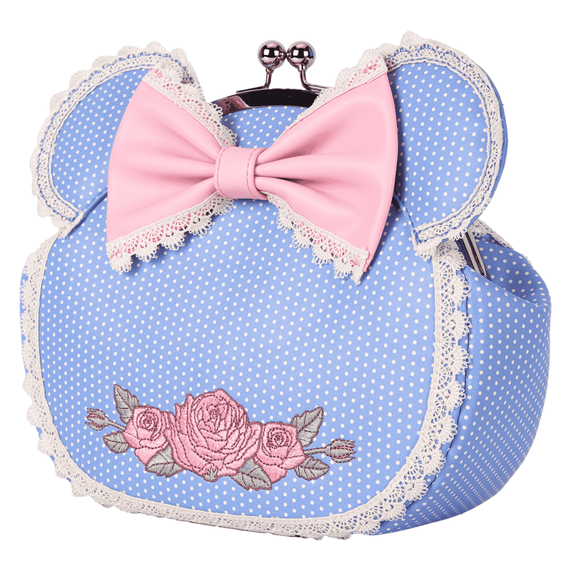 DISNEY - Minnie "Floral and Lace Kisslock" - Sac bandoulière Loungefly