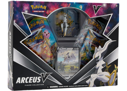Pokémon Coffret V Arcéus Fig 4 boosters