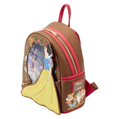 LoungeFly Blanche-Neige Princess Series – Mini Sac à Dos Disney