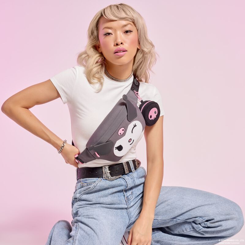 SANRIO - Kuromi - Sac à ceinture LoungeFly