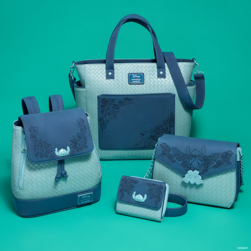 DISNEY - Stitch "Embroidered" - Tote Bag convertible Loungefly