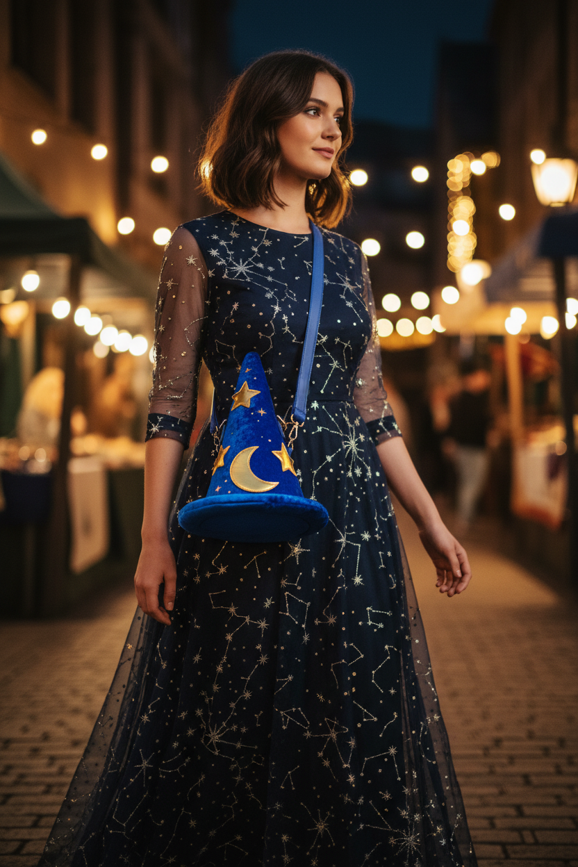 Loungefly Disney Fantasia – Sac Bandoulière Magician’s Hat