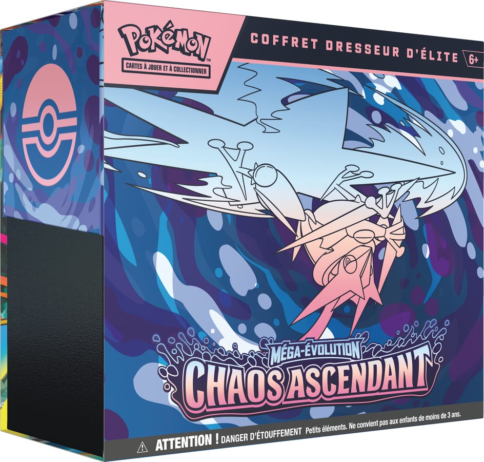 Pokémon – Coffret Dresseur d'Élite ME04 Chaos Ascendant FR