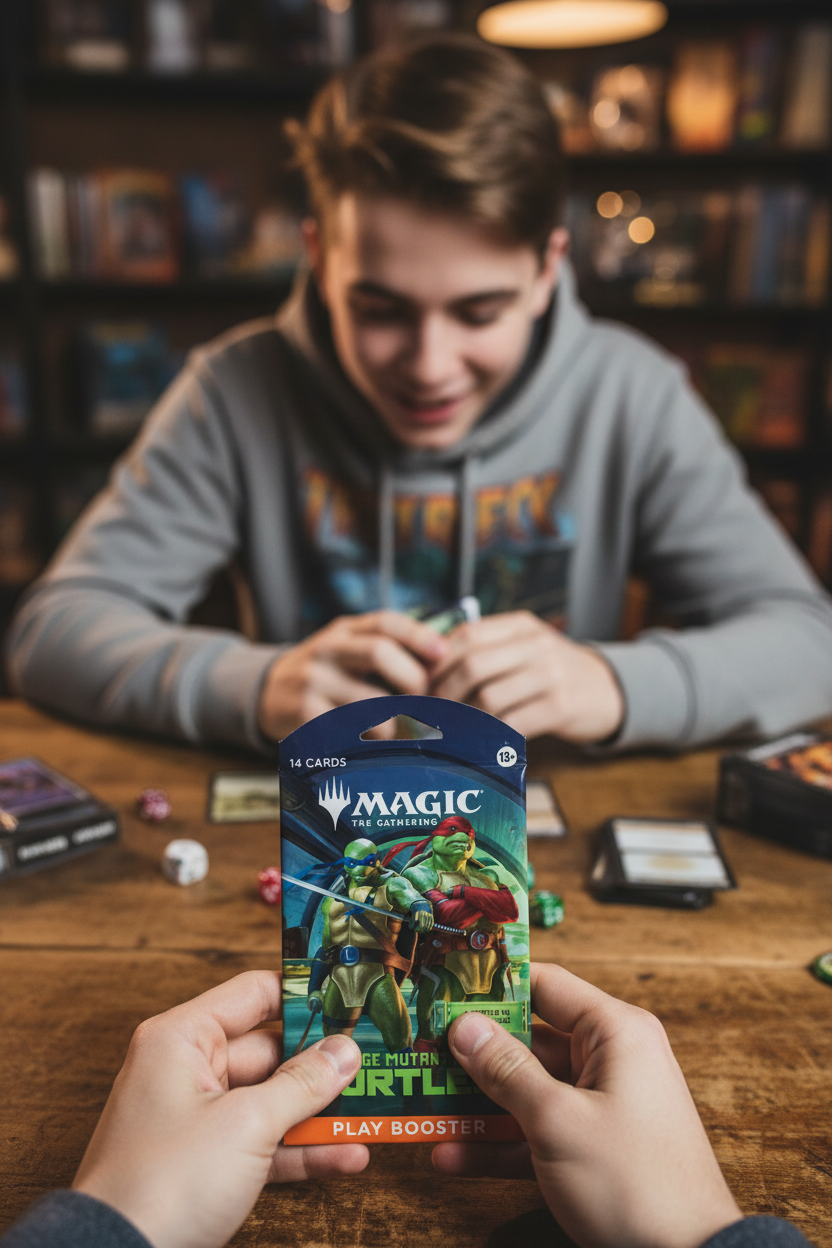 Magic: The Gathering – Booster Play Tortues Ninja (Blister Cartonné) FR