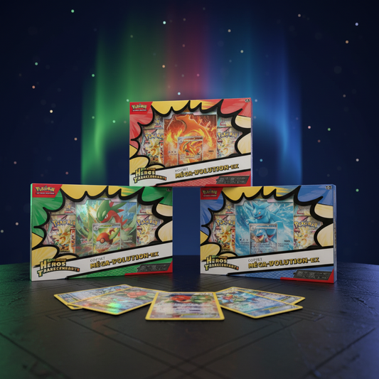 Pokémon – Coffret ex ME2.5 Héros Transcendants FR (Aléatoire)