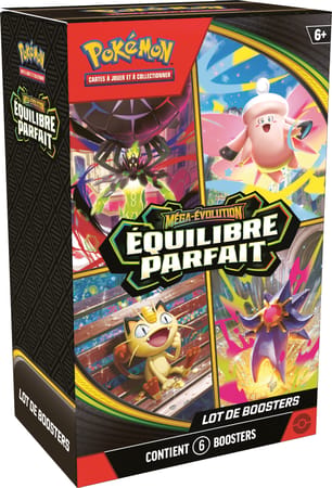 Pokémon – Lot 6 Boosters ME03 Équilibre Parfait FR