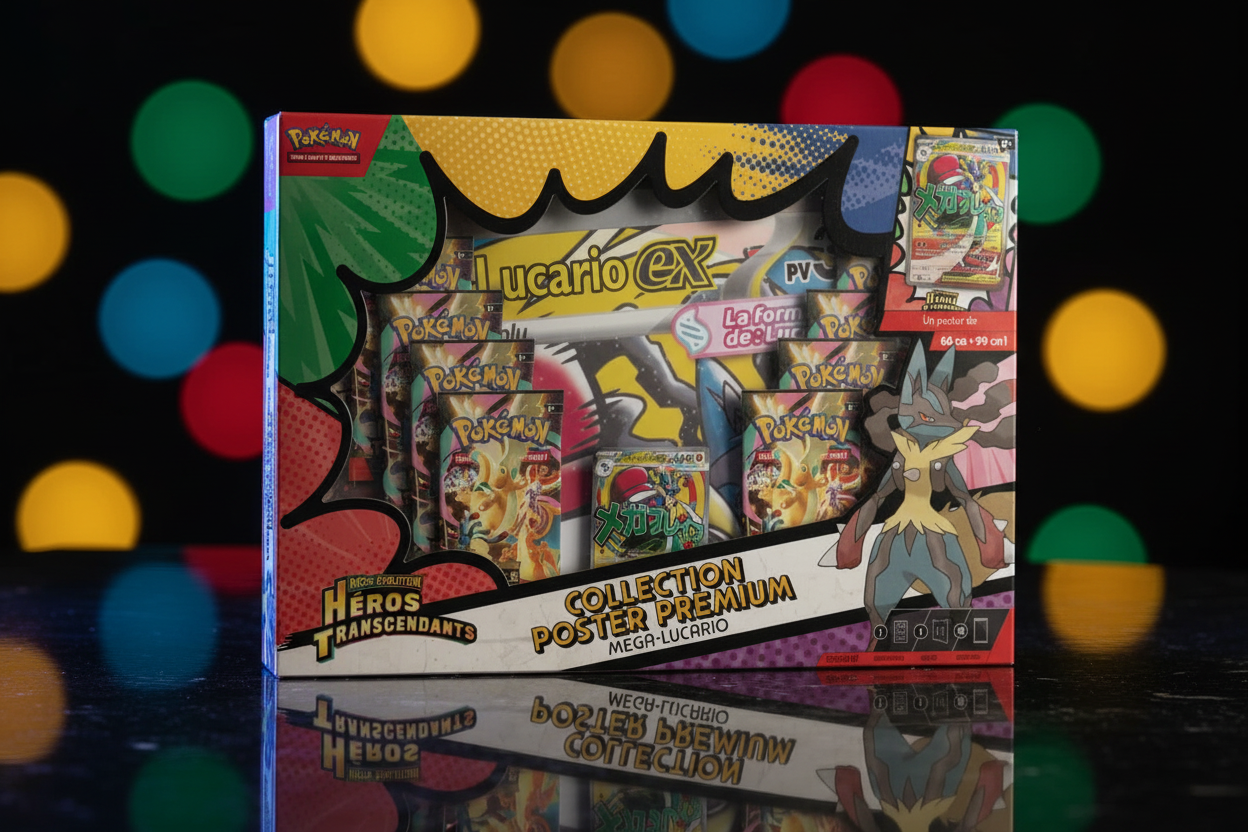 Pokémon – Collection Poster Premium Méga-Lucario-ex ME2.5 FR