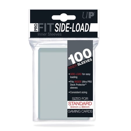 Ultra pro - sachet de 100 sleeves pro fit latéral