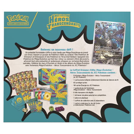 Pokémon – Coffret Dresseur d'Élite Méga-Évolution 2.5 Héros Transcendants FR