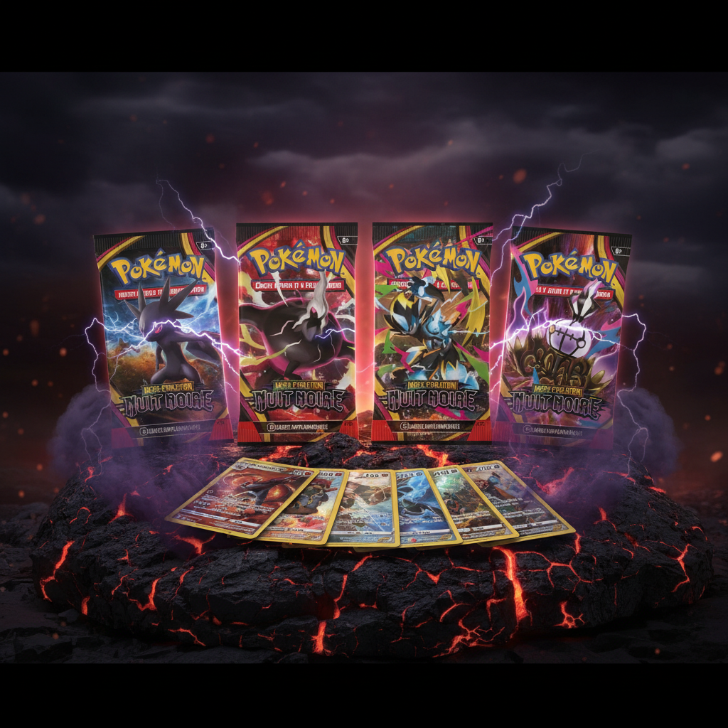 Pokémon JCC – Booster sous Blister ME05 Nuit Noire FR