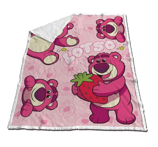 TOY STORY - Lotso - Couverture Sherpa 130x170cm