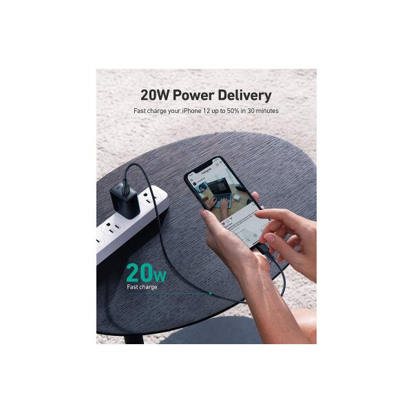 AUKEY – PA‑F1S – Chargeur mural 20W USB‑C PD