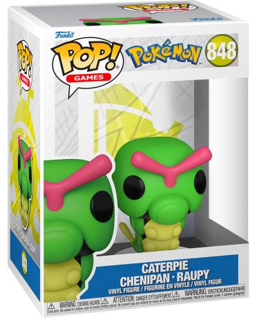 Funko Pop! Pokémon n°848 – Caterpie (Chenipan)