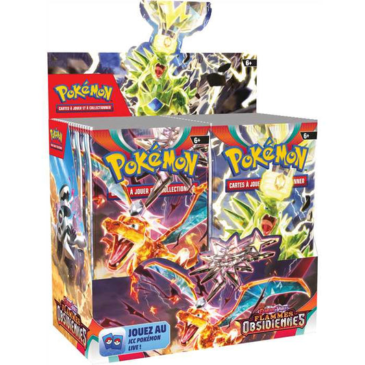 Pokémon JCC – Display Flammes Obsidiennes (36 Boosters) – Écarlate et Violet FR