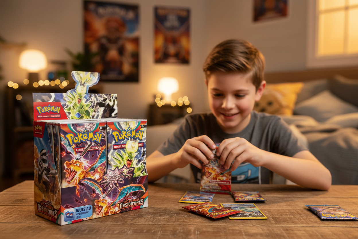 Pokémon JCC – Display Flammes Obsidiennes (36 Boosters) – Écarlate et Violet FR